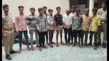 रॉबर्ट्सगंज: रॉबर्ट्सगंज पुलिस ने शांति व्यवस्था के दृष्टिगत 14 अभियुक्तों के खिलाफ की निरोधात्मक कार्रवाई