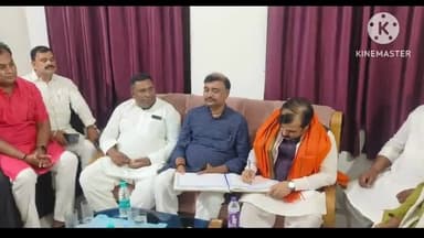 नवादा: नवादा पहुंचे प्रभारी मंत्री जीवेश कुमार ने कार्यकर्ताओं से मिलकर नगर के विकास पर की चर्चा