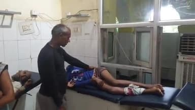 सीतापुर: रायपुर के पास सड़क पर तेज रफ्तार बस ने बाइक को मारी जोरदार टक्कर, दो लोग हुए घायल