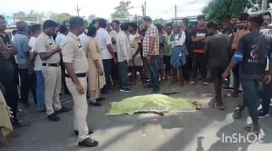 उदयपुर धरमजयगढ़: महिला की मौत से गुस्साए परिजनों ने ग्रामीणों के साथ मिलकर बायसी कालोनी में किया चक्काजाम