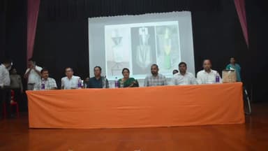 सागर नगर: स्वर्ण जयंती सभागार में उद्यानिकी कृषि सेमिनार में शामिल हुईं सागर सांसद डॉक्टर लता वानखेड़े