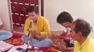 *#कोरिहर*सताँव* जेष्ठ माह  के तीसरे मंगलवार को सुन्दर काण्ड . पाठ .सुन कर श्रद्धालु हुए.भक्त विभोर, प्रसाद किया ग्रहण