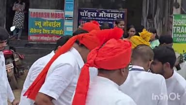 जगदलपुर: श्री धर्मनाथ जिनालय की 50वीं वर्षगांठ पर निकाली गई भव्य शोभायात्रा