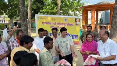 बरहज: देवरिया में स्वच्छता अभियान के जरिए देवी अहिल्याबाई होलकर को दी गई श्रद्धांजलि