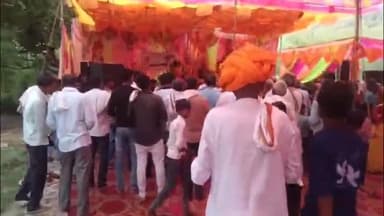 रामगंजमण्डी: झामरा में चल रही भागवत कथा में द्वारकाधीश और रुक्मणी विवाह का आयोजन, झांकियां सजाई गईं