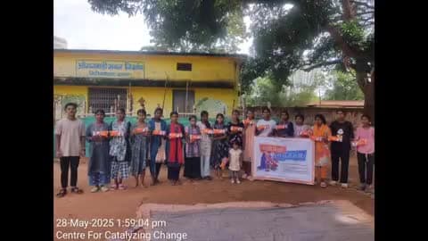 #बतौली ब्लॉक के ग्राम पंचायत बिरिमकेला में संगवारी कार्यक्रम तहत माहवारी स्वच्छता दिवस मनाया गया।