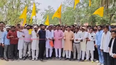 धनौरा: गजरौला के कुमराला में लोक मांता देवी अहिल्याबाई होल्कर का शुभारंभ क्षेत्रीय विधायक राजीव तरारा ने किया