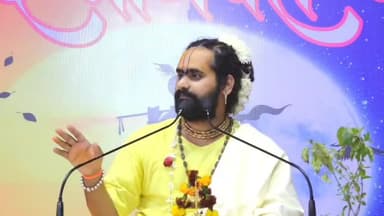 धनौरा: गजरौला में चल रही श्रीमद् भागवत कथा के दौरान श्री कविराज अत्री जी महाराज ने लोगों को गंगा की सफाई के प्रति जागरूक किया