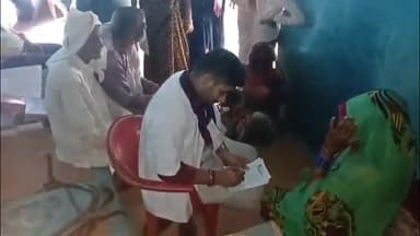 गरौठा: ग्राम खरका में नि:शुल्क नेत्र शिविर का हुआ आयोजन, 85 मरीजों ने करवाई नेत्र की जांच