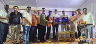 जगदलपुर: बस्तर चैंबर्स ऑफ कॉमर्स के अध्यक्ष व पदाधिकारियों का सम्मान सामाजिक एकता कप आयोजन समिति द्वारा किया गया