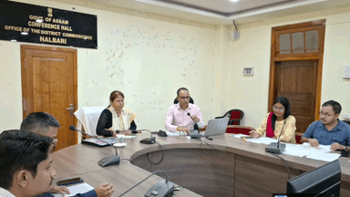 নলবাৰী: জিলা আয়ুক্ত কাৰ্যালয়ত মন্ত্ৰী অজন্তা নেওঁগৰ জিলা আয়ুক্তৰ উপস্থিতিত বৈঠক বিভাগৰ বিষয়া কৰ্মচাৰীৰ উপস্থিতিত