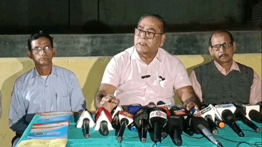 বৰভাগ: নলবাৰী বৰভাগৰ সোণকুৰিহা যুৱক জ্যোতি সংঘৰ গৌৰৱোজ্জ্বল হীৰক জয়ন্তী সন্দৰ্ভত উদ্যোক্তাৰ সংবাদমেল