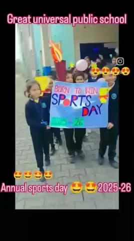ग्रेट यूनिवर्सल पब्लिक स्कूल चुम्बा में दो दिवसीय खेल प्रतियोगिता का आयोजन किया गया |