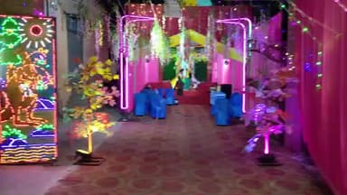 आज बड़े धूमधाम के साथ मां शारदे का प्रतिमा का विसर्जन किया जा रहा है