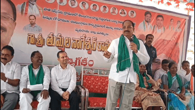 మొగుళ్లపల్లి: ఎమ్మెల్యే గండ్ర సత్యనారాయణ రావును పొగడ్తలతో మునిచెత్తిన మంత్రి తుమ్మల8