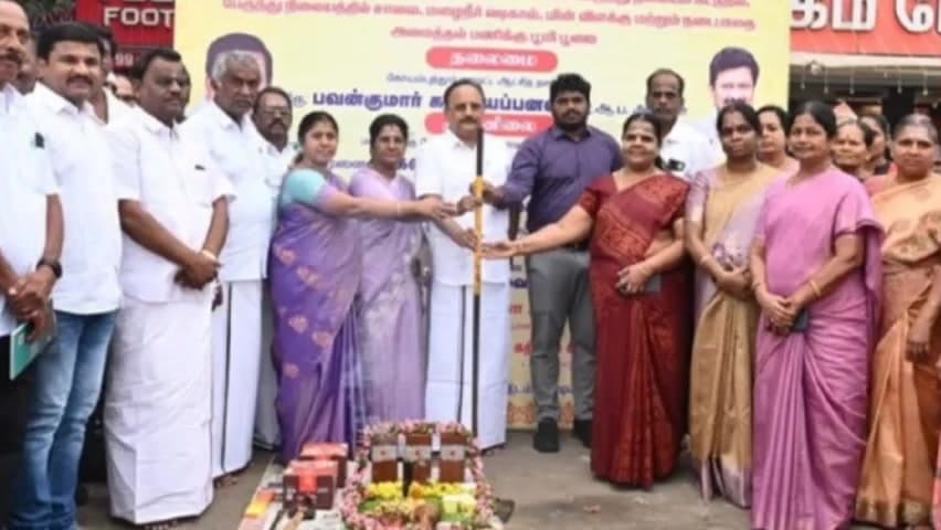 கோவை வடக்கு: துடியலூர்- மேட்டுப்பாளையம் சாலை பகுதியில் புதிய பேருந்து நிலையம் கட்டும் பணியினை கோயம்புத்தூர் நாடாளுமன்ற உறுப்பினர் துவக்கி வைத்தார்