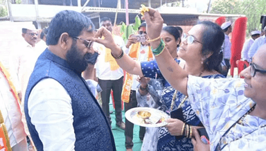 रोहा: गणेश नगर आंबेवाडी येथे २५व्या श्री सार्वजनिक सत्यनारायणाची महापूजा कार्यक्रमास कॅबिनेट मंत्री भरत भोगावले यांची उपस्थिती