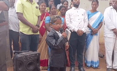 నిజాంపేట్: నిజాంపేట లో అంబేద్కర్ చరిత్ర చెప్పిన చిన్నారి బాబాసాహెబ్