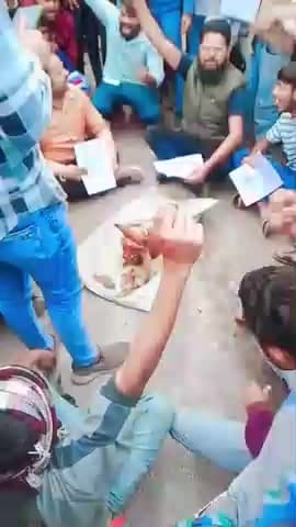 आज सुबह शमशाबाद में गौमाता के  सिर काट डाला   किसी ने 😭😭