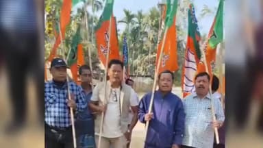 করবুক: এডিসি নির্বাচনকে কেন্দ্র করে করবক ৩৪ নং বুথে আইল মারা বিজেপি জনসম্পর্ক রেলি অনুষ্ঠিত হয়