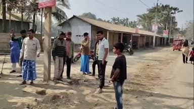 লক্ষীপুৰ: জলেশ্বৰ লক্ষীপুৰ সংযোগী পথ মেৰামতিৰ নামত চৰম দুৰ্নীতিৰ অভিযোগ