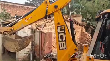 अंधराठाढ़ी: ननौर पंचायत में प्रशासन का अतिक्रमण हटाओ अभियान, चार मकान ध्वस्त