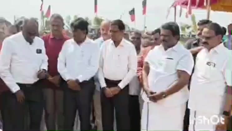 செந்துறை: செந்துறையில் கிளை நூலகம் மற்றும் அரசு புதிய போக்குவரத்து கழக பணிமணை- அமைச்சர் சிவசங்கர் அடிக்கல் நாட்டினார்