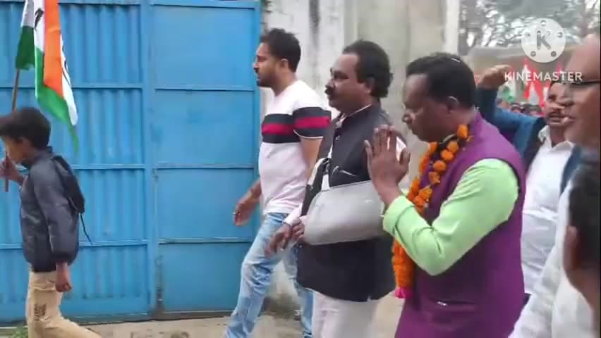 সাঁতুড়ি: সাঁতুড়ি ব্লকের রামচন্দ্রপুর বাজারে হল তৃণমূলের উন্নয়নের পাঁচালি কর্মসূচিতে মিছিল,পথসভা ও সংলাপ