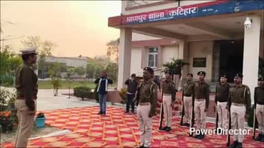 प्राणपुर: प्राणपुर : SP शिखर चौधरी प्राणपुर थाना पहुँच परेड की ली सलामी,व्यवस्थाओं का लिया जायजा, दिए आवश्यक दिशा निर्देश