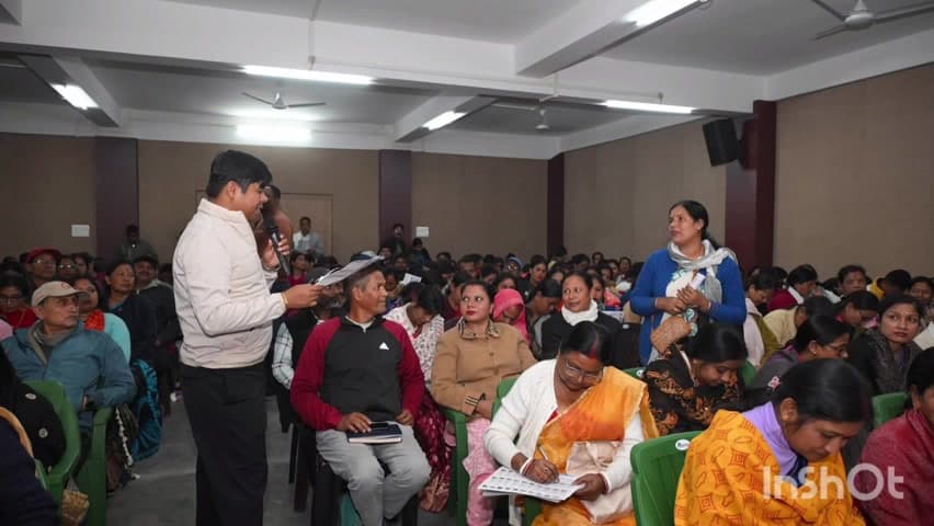 নাহৰকটীয়া: নাহৰকটীয়াত পৌৰ সভা আৰু পঞ্চায়ত প্ৰতিনিধি সকলৰ সৈতে আলোচনা মিলিত হয় বিধায়ক তৰংগ গগৈয়ে