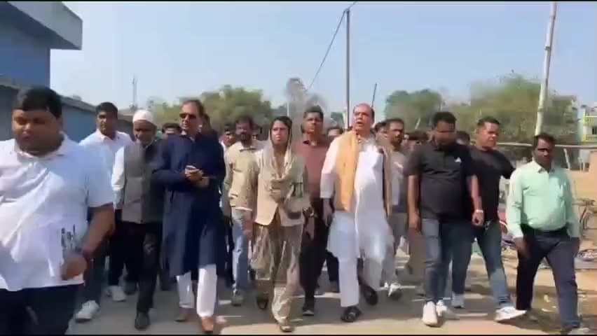 কালিয়াচক ১: মোথাবাড়িতে এলেন তৃণমূলের রাজ্যসভার চিফ হুইপ নাদিমুল হক
