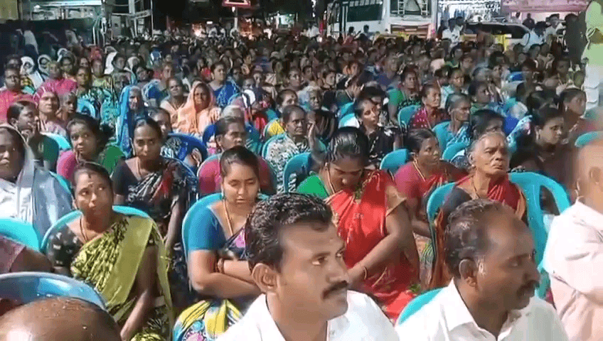 அறந்தாங்கி: நாகுடி கடைவீதியில் நடந்த பொதுக்கூட்டத்தில் காங்கிரஸ் கட்சியை கடுமையாக விமர்சனம் செய்த Ex MLA உதயம் சண்முகம்