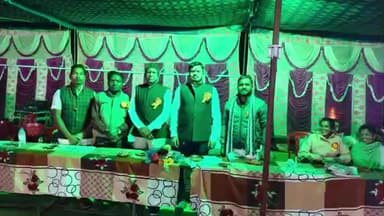 माकड़ी: पूसापाल में दो दिवसीय पंचायत स्तरीय डे नाइट प्रो-कबड्डी प्रतियोगिता का शुभारंभ