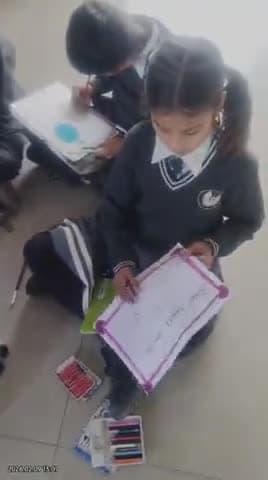 Trinity international school Jankar in slogan activity