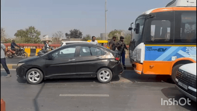 મણિનગર: BRTS નો મોટ છબરડો,અકસ્માત બાદ થયો ખુલાસો