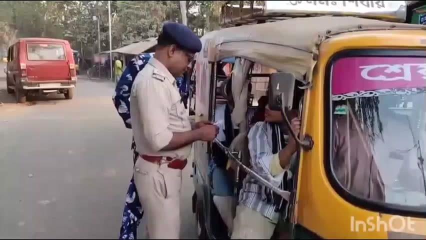 বাগদা: বাংলাদেশে নির্বাচনের কড়া পাহারায় বনগাঁ সীমান্ত, সীমান্তবর্তী এলাকায় চলছে পুলিশের নাকা চেকিং