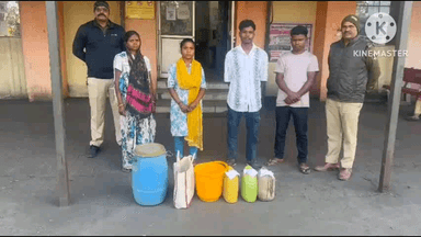 दीपिका पुलिस ने 100 लीटर कच्ची शराब के साथ चार आरोपियों को किया गिरफ्तार, पांच स्थानों पर मारा छापा