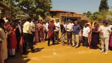 ವಿರಾಜಪೇಟೆ: ಪಟ್ಟಣದಲ್ಲಿ ಗ್ರಾಮೀಣ ಕ್ರೀಡಾಕೂಟಕ್ಕೆ ಶಾಸಕ ಎ.ಎಸ್.ಪೊನ್ನಣ್ಣ ಚಾಲನೆ