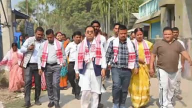 চাৰিদুৱাৰ: তাঁতশাল গাঁৱৰ পৰা মিছামাৰী সংযোগী পথৰ নিৰ্মাণ কাৰ্যৰ আজি শুভাৰম্ভ কৰে বিধায়কে