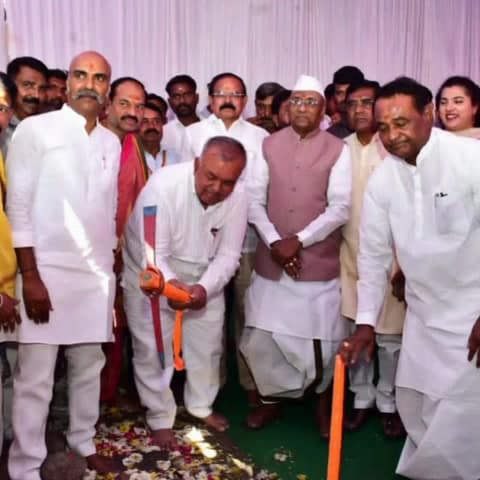ಅಫಜಲ್ಪುರ: ಗಾಣಗಾಪುರದಲ್ಲಿ ತಂತುಕೇಶ್ವರ ದೇವಸ್ಥಾನ ಅನ್ನದಾಸೋಹ ಭವನಕ್ಕೆ ಮುಜರಾಯಿ ಸಚಿವ ರಾಮಲಿಂಗಾರೆಡ್ಡಿ ಅಡಿಗಲ್ಲು