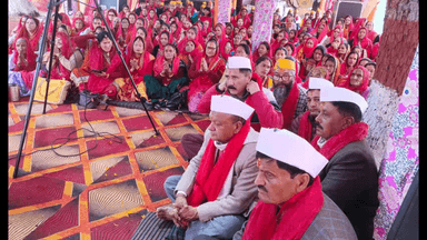 कांडा: धपोलासेरा गोपेशवर महादेव मंदिर में चल रहे शिव महापुराण कथा में पूर्व कैबिनेट मंत्री बलवंत सिंह भौर्याल ने की शिरकत
