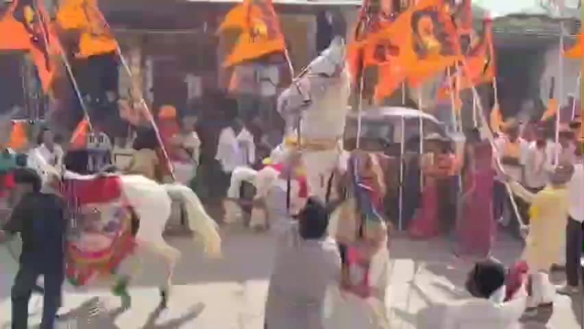 भूपालसागर: भूपालसागर में बडले वाले बालाजी मंदिर से निकली भव्य जलयात्रा, जय श्रीराम के नारों से गूंजा नगर