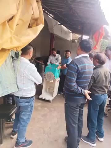 बिरसा: मध्य प्रदेश पूर्व क्षेत्र विद्युत वितरण कंपनी लिमिटेड की बड़ी कार्रवाई, सिंघनपुरी के बड़े बकायेदार की आटा चक्की ज़ब्त