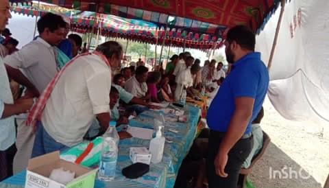 తెల్కపల్లి: గడ్డంపల్లి గ్రామంలో ఉచిత వైద్య శిబిరం ,200 మందికి పరీక్షలు