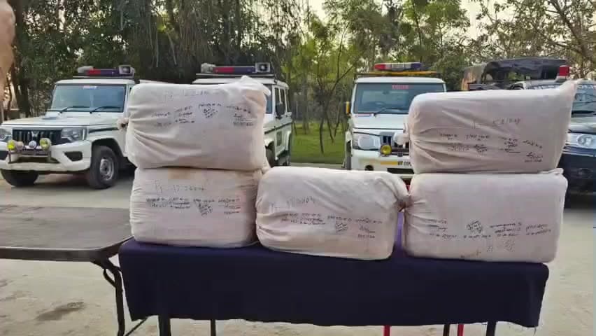 सिकटा: भारत-नेपाल सीमा से सटे कंगली थाना क्षेत्र में पुलिस ने मादक पदार्थ तस्करी के खिलाफ की बड़ी कार्रवाई
