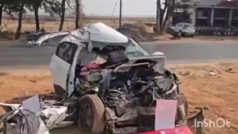 भानपुरी: फरसागुड़ा पेट्रोल पंप के समीप तेज रफ्तार ट्रक ने कार को मारी ठोकर, कार चालक की घटनास्थल पर हुई मौत, ट्रक चालक फरार