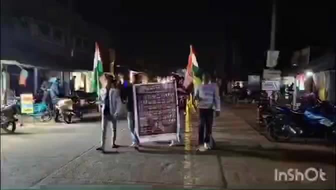 রাইপুর: পুলওয়ামার স্মৃতিতে নীরব শ্রদ্ধা, সারেঙ্গায় মৌন মিছিল
