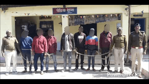 समेली: पोठिया पुलिस ने नशा विरोधी अभियान में 7 नशेड़ियों को पकड़ा