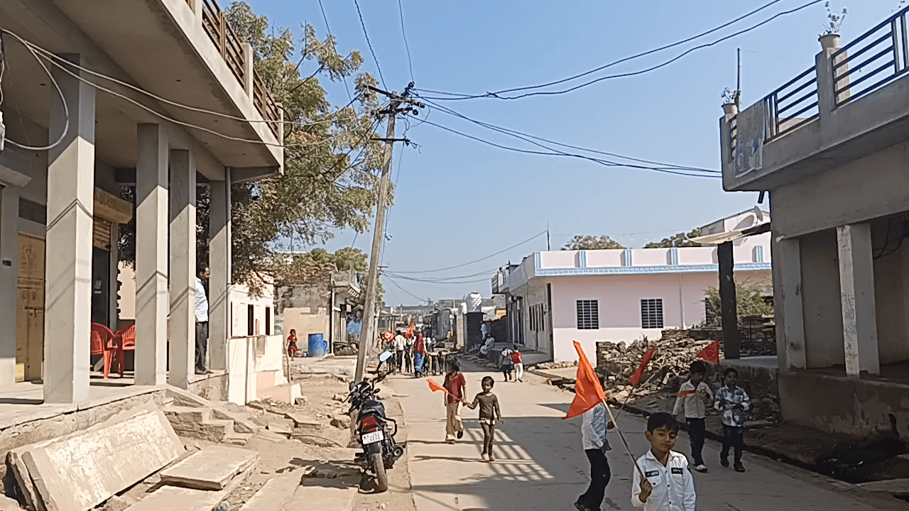 हिंदू राष्ट्र में निकली गई भव्य कलश यात्रा
