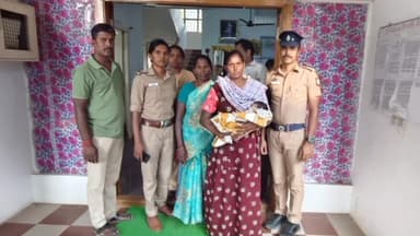 ஆத்தூர்: தம்மம்பட்டி திருச்சியில் குழந்தையை திருடி வந்த பெண் உட்பட நான்கு பேர் கைது போலீசார் விசாரணை